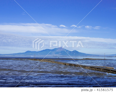 宇土半島より普賢岳を望む 41561575