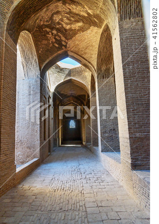 Corridor on Jameh mosque in Isfahan. Iran 41562802