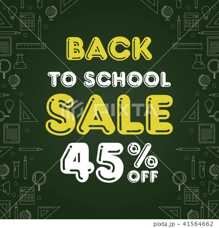Back to school sale design 41564662