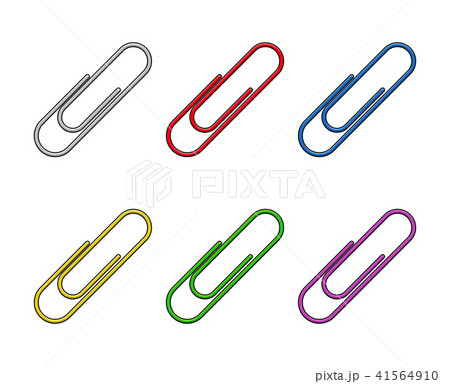 paper clip office vector design isolated on white 41564910