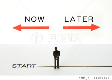 ビジネスコンセプト―今か後か ビジネスコンセプト―今か後か 41565151