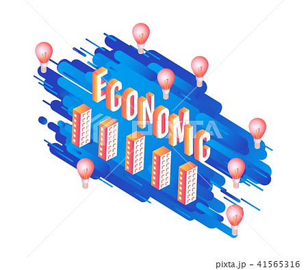 Vector economic vibrant gradient poster template 41565316