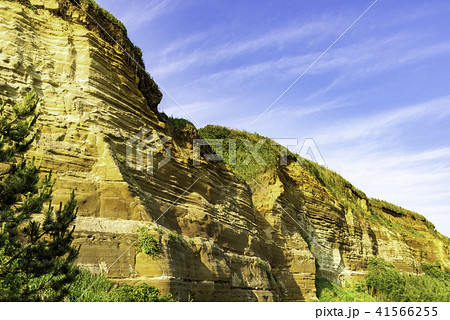 地層　断崖絶壁 41566255