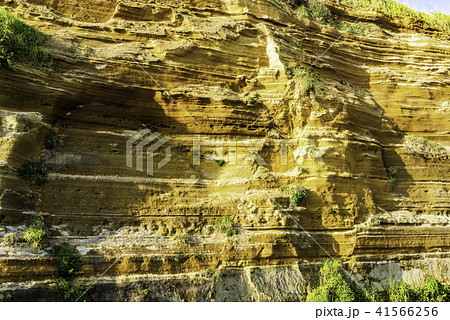 地層　断崖絶壁 41566256