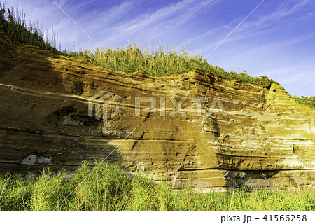 地層　断崖絶壁 41566258