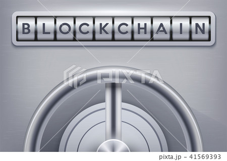 Safe with blockchain lock 41569393