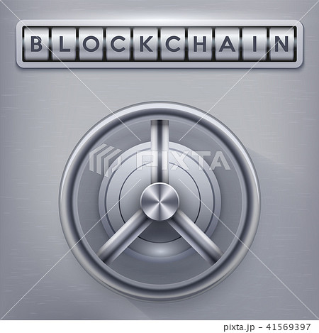 Safe with blockchain lock 41569397