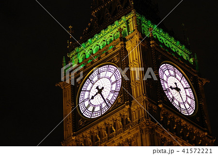 夜のビックベン(横) 41572221
