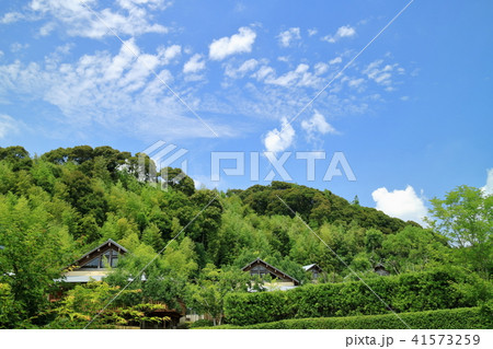 北薩広域公園キャンプ場と青空 41573259