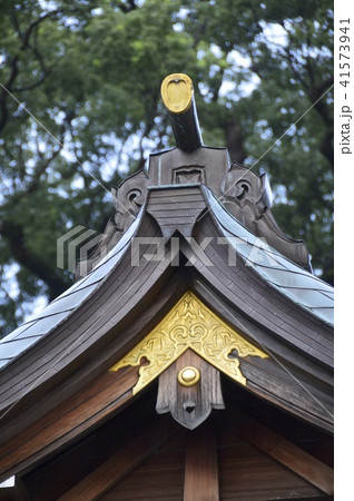 長崎諏訪大社･本殿の屋根（長崎市上西山町） 41573941