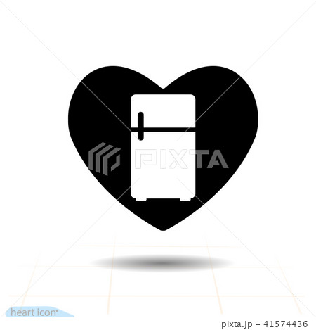 fridge in heart. fridge in heart. 41574436