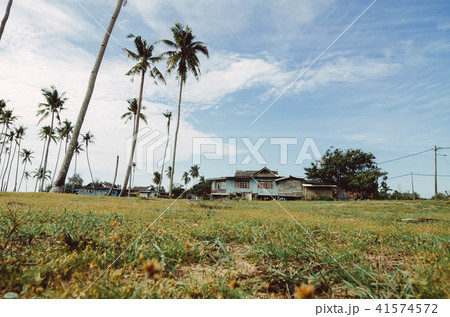 beautiful scenery traditional fisherman village 41574572