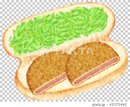 ハムカツサンドコッペパン 41575442