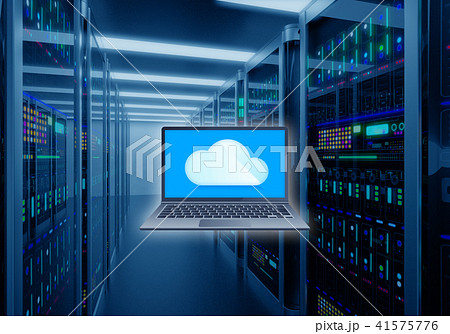 サーバールームのイラスト素材