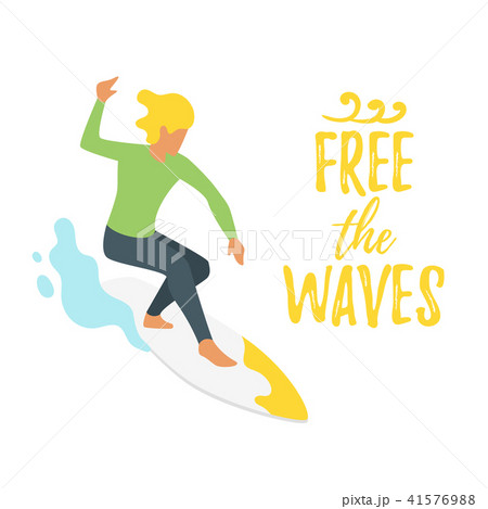 surfer silhouette with wave surfer silhouette with wave 41576988