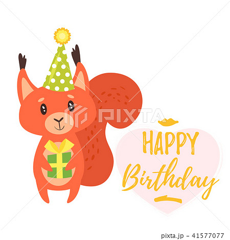 Happy Birthday greeting card template 41577077