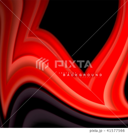 Geometric shapes created with fluid multicolored lines 41577566