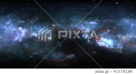 360 degree space nebula panorama 41578186