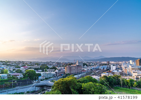 小田原城 天守閣からの景色(小田原駅方面) 41578199