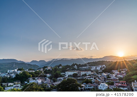 小田原城 天守閣からの景色(石垣山一夜城方面) 41578200