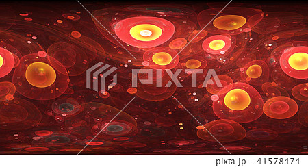 360 Virtual reality red cells panorama 360 Virtual reality red cells panorama 41578474
