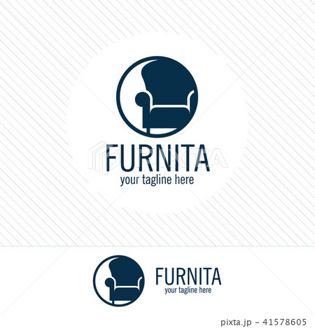 Abstract furniture logo design vector 41578605