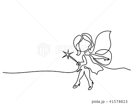 Beautiful mage woman holding Magic wand Beautiful mage woman holding Magic wand 41578623