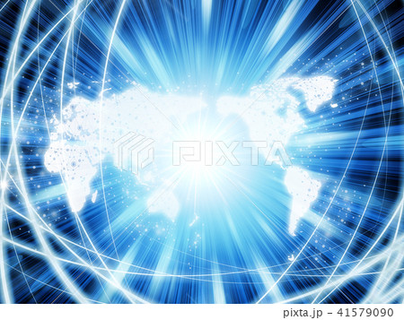 ネットワーク素材 41579090