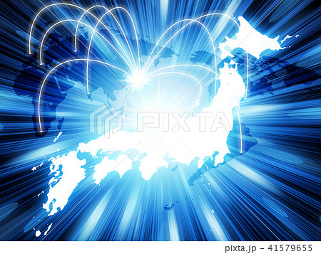 ネットワーク素材 41579655