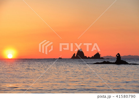 大田子海岸の夕陽 大田子海岸の夕陽 41580790