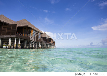 水上コテージ　モルディブ 41581900