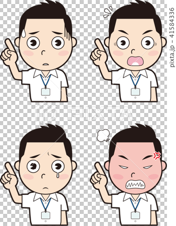 Fingering Cool Biz male employee 3 41584336