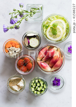 キャベツとみょうがのマリネ 41586227