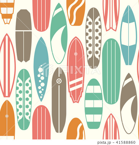 Surfing Pattern Background 41588860