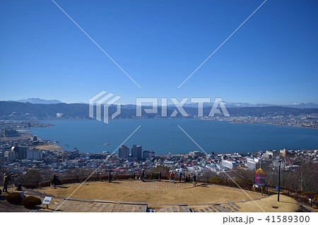 諏訪湖　諏訪市湖畔公園 41589300