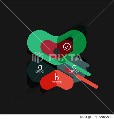 Flat design geometric infographics, arrow shape vector sticker or label, price tags, offer promotion Flat design geometric infographics, arrow shape vector sticker or label, price tags, offer promotion 41590591