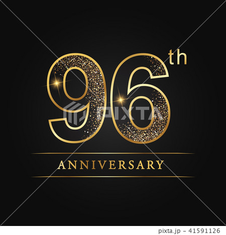 96 years anniversary celebration logotype. 96 years anniversary celebration logotype. 41591126