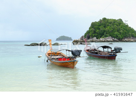 boat on the sea at lipe thailand boat on the sea at lipe thailand 41591647