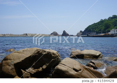 三陸の旅小袖海岸の奇岩 三陸の旅小袖海岸の奇岩 41594429