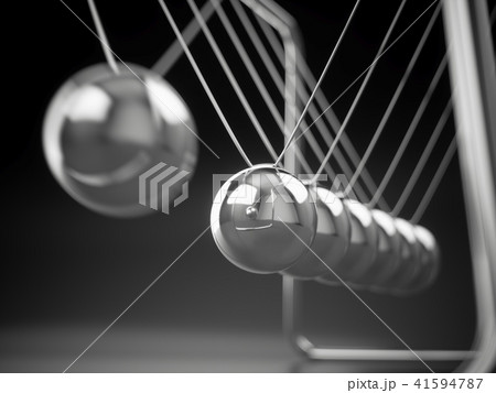 3D rendering Metal Newton's cradle 41594787