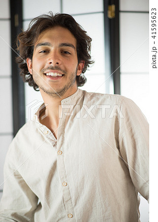 Close Up of Young Man 41595623