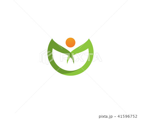 leaf green nature logo andtemplate Vector .. 41596752