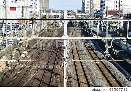 上から見た線路 41597711