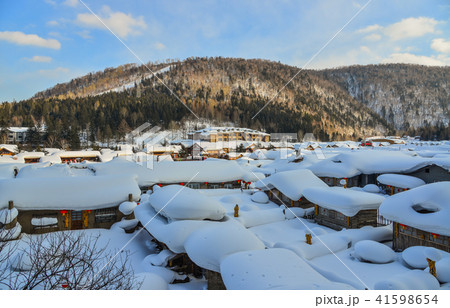 Snow village in Harbin, China Snow village in Harbin, China 41598654