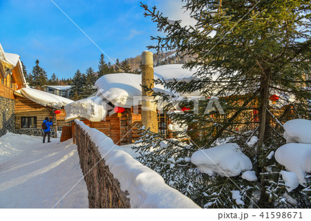 Snow village in Harbin, China Snow village in Harbin, China 41598671