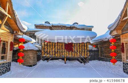 Snow village in Harbin, China 41598678