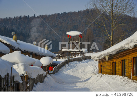 Snow village in Harbin, China Snow village in Harbin, China 41598726