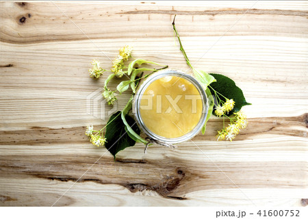 Honey and flowers of linden tree Honey and flowers of linden tree 41600752