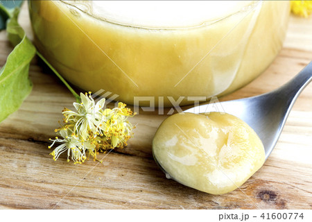 Honey and flowers of linden tree Honey and flowers of linden tree 41600774