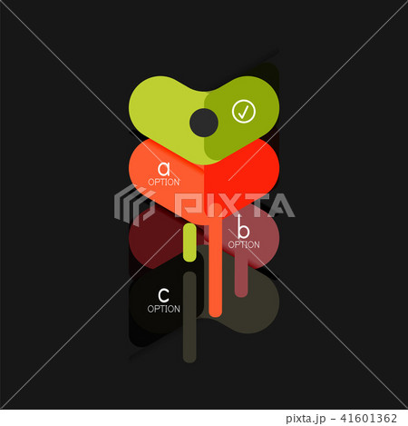 Flat design geometric infographics, arrow shape vector sticker or label, price tags, offer promotion Flat design geometric infographics, arrow shape vector sticker or label, price tags, offer promotion 41601362